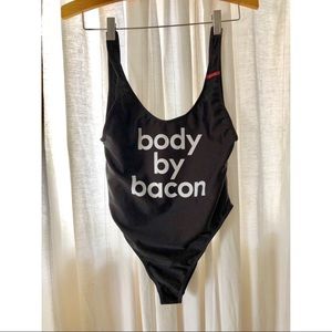 Dietz and Watson’s Bacon Body Swimsuit 🥓🖤